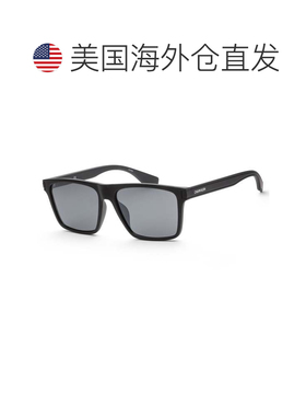 自营Calvin Klein Men's 56mm Matte Blue Sunglasses - matte bl