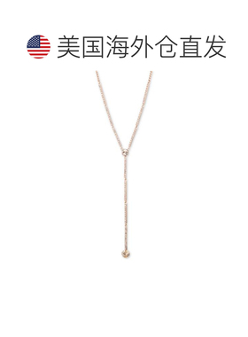 【美国直邮】givenchy 通用 项链纪梵希水晶玫瑰金吊坠