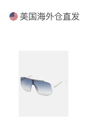 自营 guess金属防护太阳镜-白色 美国奥莱直发
