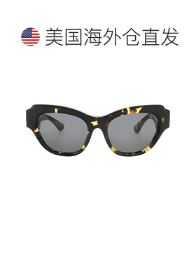 自营Burberry Dark Grey Cat Eye Ladies Sunglasses BE4423 4106