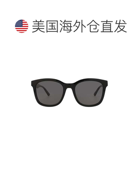 自营bottega veneta圆形框醋酸酯太阳镜-黑色-黑色-灰色 美国奥莱