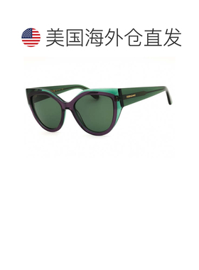 自营salvatore ferragamoSF2004S 318透明绿色/紫色/绿色-透明绿/