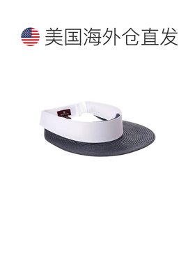 自营Bruno Magli Straw Visor - blue 草帽 美国奥莱直发