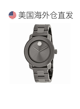自营Movado Men's Bold Gunmetal Round 36mm - gunmetal 美国奥