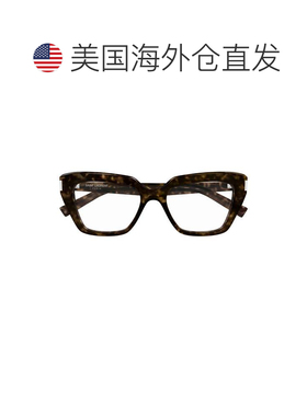 自营saint laurentSl 829 Oversized Tortoiseshell Square-Frame