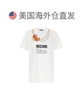自营Moschino Women's Colazione T-Shirt - white 美国奥莱直发