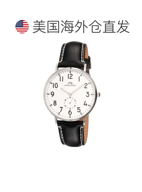 自营Porsamo Bleu Men's Rowan Genuine Leather Band Watch 1471