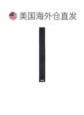 自营jacquemusRayures Horizontal Stripes Fringed Scarf - blac