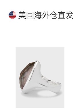 1h可退 【美国直邮】Ippolita|925 冰糖泪珠戒指，采用水晶和黑色