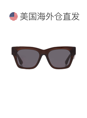 自营Burberry Dark Grey Square Ladies Sunglasses BE4424 41168