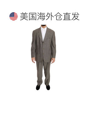 自营Fendi Wool Regular SingleBreasted Men's Suit - brown 美