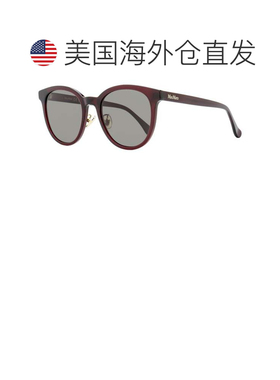 自营Max Mara 女士 Pantos Alt Fit 太阳镜 MM0106-K 69A 栗色 54