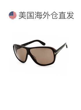 自营Tom Ford Sunglasses Shield Full Rim, Striped Brown Frame