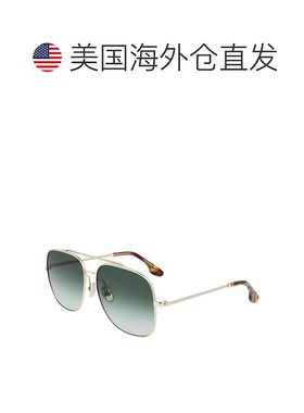 自营Victoria Beckham Metal Women's Sunglasses - gold 美国奥