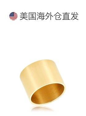 自营 Adornia 15 毫米雪茄带黄金纯银不锈钢 - 黄色 美国奥莱直发