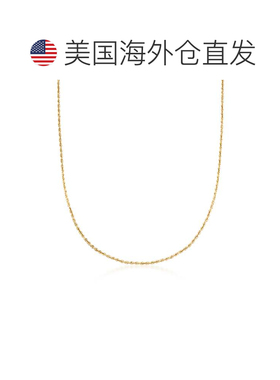 自营 Ross-Simons 2.6 毫米 14 节黄金绳链项链 - 18 英寸 美国奥
