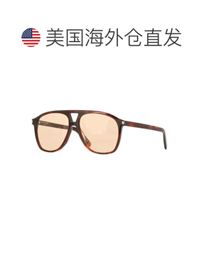 自营saint laurentSL596 DUNE 003哈瓦那/布朗-哈瓦那 美国奥莱直