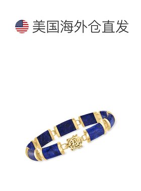 自营 Ross-Simons 青金石和 14 克拉黄金“好运”汉字手链 - 7.25