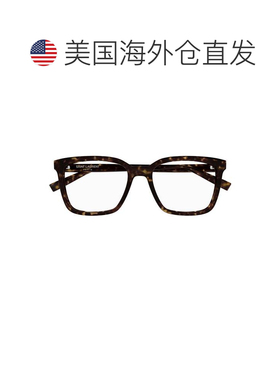 自营Sl 672 Tortoiseshell Square Frame Saint Laurent Sunglass