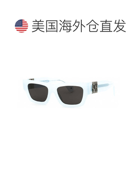自营Palm Angels Sunglasses Square Full Rim, Yellow Frame And