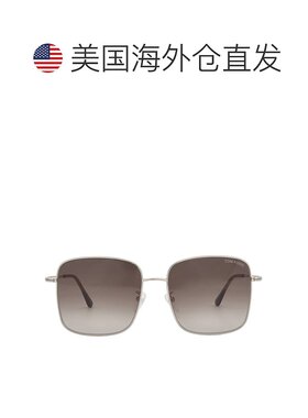 自营Tom Ford Brown Gradient Square Ladies Sunglasses FT0894-