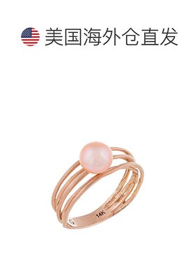 自营 splendid pearls14k 金淡水珍珠戒指 粉红色 美国奥莱直发