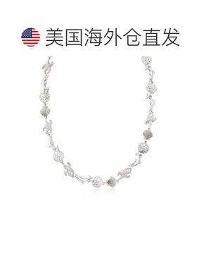 自营 Ross-Simons 纯银海洋生物链式项链 - 18 英寸 美国奥莱直发