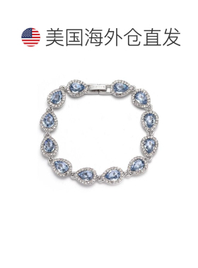 1h可退 【美国直邮】Givenchy|银色水晶弹性手链纪梵希礼物首饰