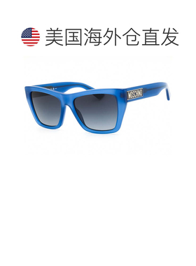 自营moschinoMOS181/S 0PJP 9O蓝色/深灰色渐变-蓝色 美国奥莱直
