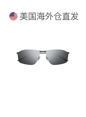 自营balenciagaBb0413s矩形灰色-有色太阳镜-灰色 美国奥莱直发