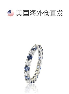 自营Suzy Levian Sterling Silver Pink & White Sapphire & Diam