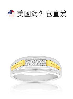 自营 vir jewels2/5 cttw 男士钻石戒指 14K 白金 - 白色 美国奥