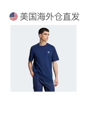 自营Men's adidas Trefoil Essentials Tee - night indigo 美国