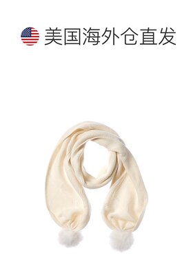 自营forteforteForte Cashmere Luxe Cable Cashmere Scarf - whi