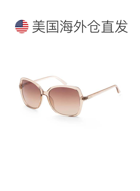 自营Calvin Klein Unisex 57mm Crystal Sunglasses - crystal 美