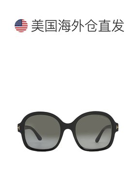 自营Tom Ford Hanley Smoke Gradient Square Ladies Sunglasses