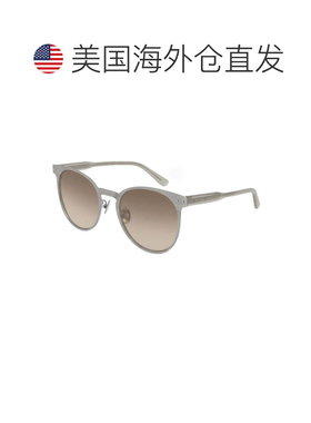 自营bottega venetaBV0225S 002银色/棕色渐变-银色 美国奥莱直发