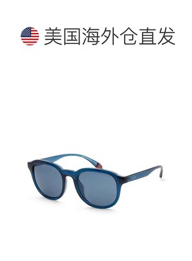 自营Armani Exchange Resin Men's Sunglasses - blue 美国奥莱直