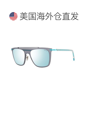 自营Police Metal & Plastic Men's Sunglasses - blue 美国奥莱