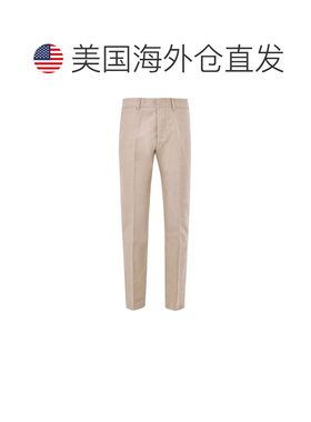 自营Tom Ford Cotton Chino Men's Pants - beige 美国奥莱直发