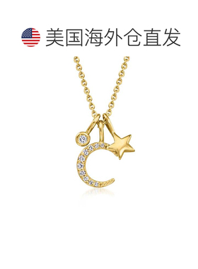 自营RS Pure by Ross-Simons Lab-Grown Diamond Celestial Charm