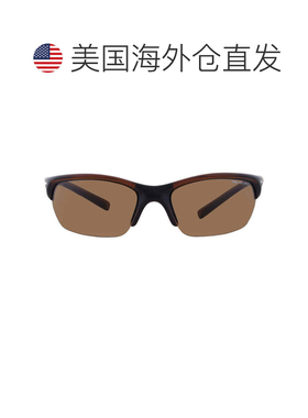 自营Nike Brown Wrap Men's Sunglasses SKYLON EXP 2 EV0595 223