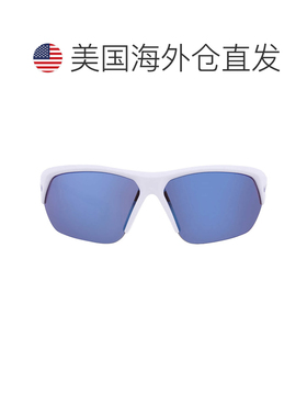 自营Nike Blue Mirror Wrap Men's Sunglasses NIKE SKYLON ACE F