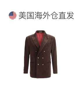 自营Brunello Cucinelli Cotton Jackets And Men's Coat - brown