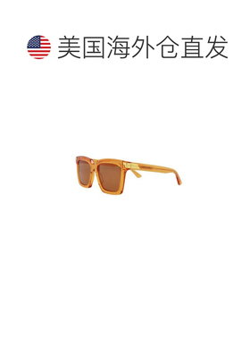自营Bottega Veneta女士53 mm橙色太阳镜-橙色 美国奥莱直发