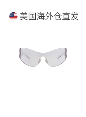 自营balenciagaShield-Frame尼龙太阳眼镜-灰色灰色 美国奥莱直发