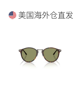 自营giorgio armaniRound Tortoiseshell Acetate Sunglasses wit