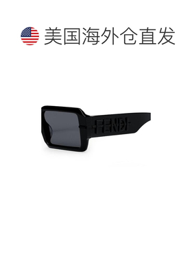 1h可退 【美国直邮】Fendi|O'Lock Fendigraphy 52MM 矩形太阳镜