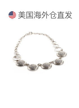 自营 Gurhan 铂金和钻石密镶项链 - 白色 美国奥莱直发饰品