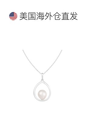 自营 splendid pearls14k 金水滴形珍珠吊坠 - 白色 美国奥莱直发